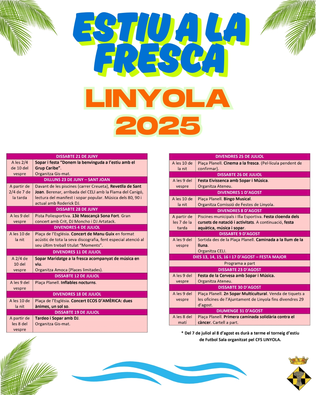 Estiu a la Fresca 2025