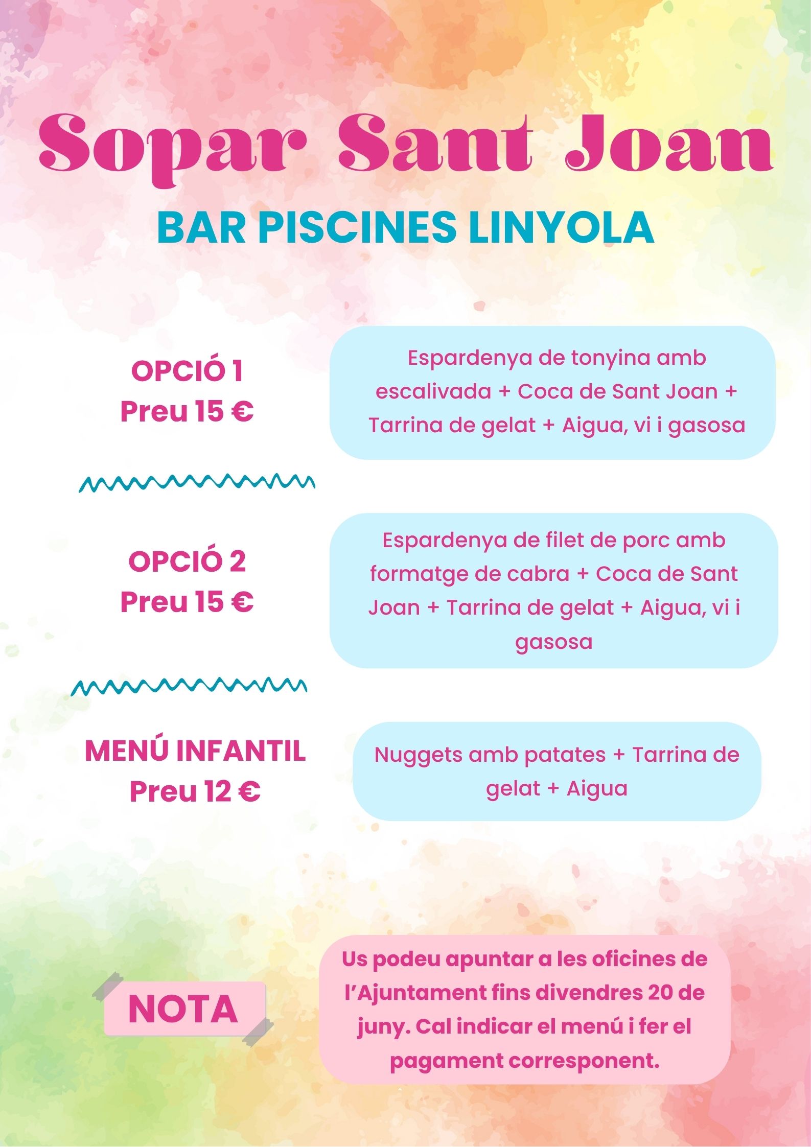 Sopar Sant Joan 2025